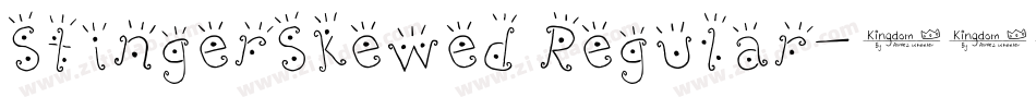 StingerSkewed Regular字体转换
